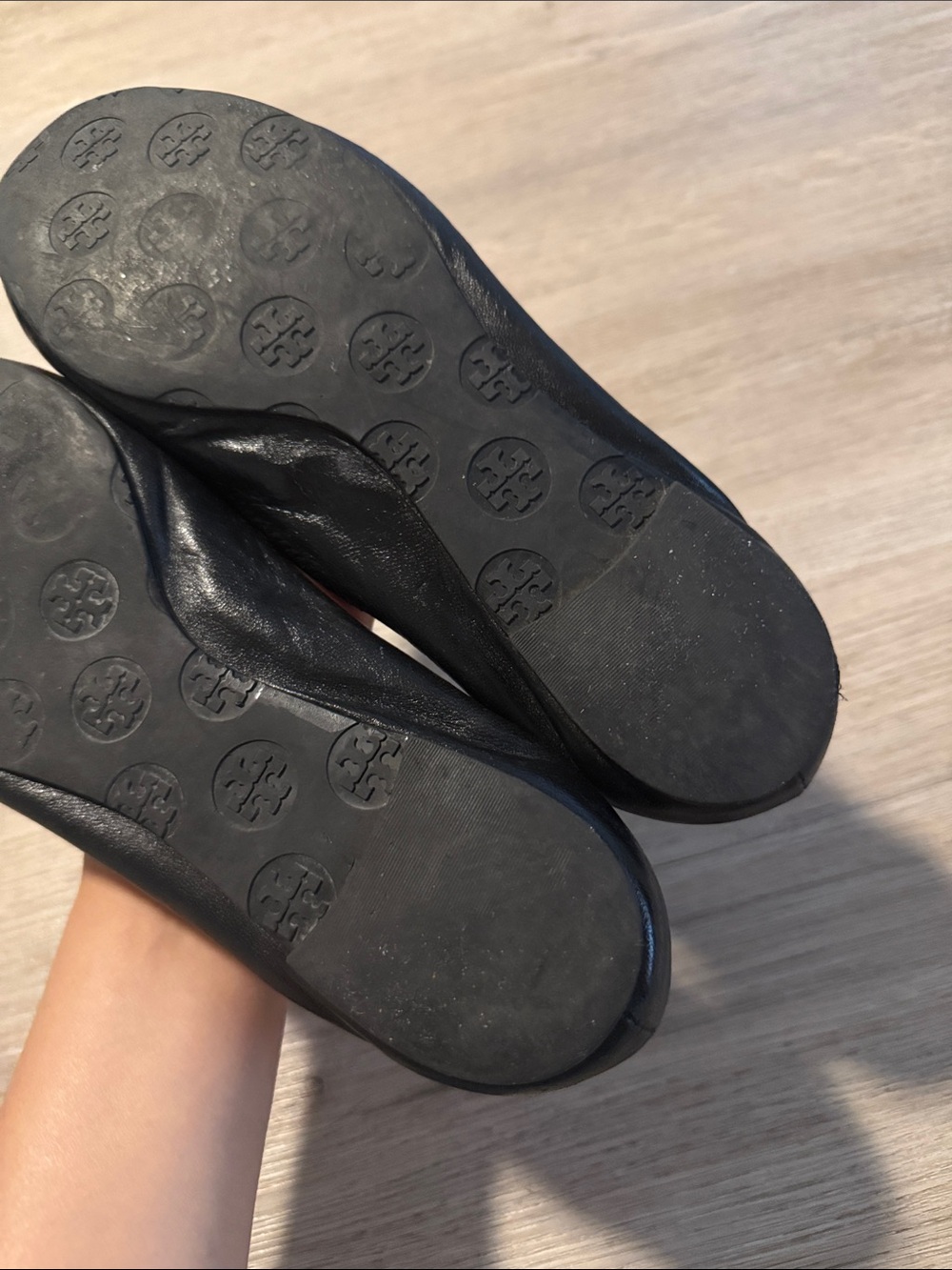 Tory Burch Minnie Leather Travel Ballet Flats - Picture 7 of 9